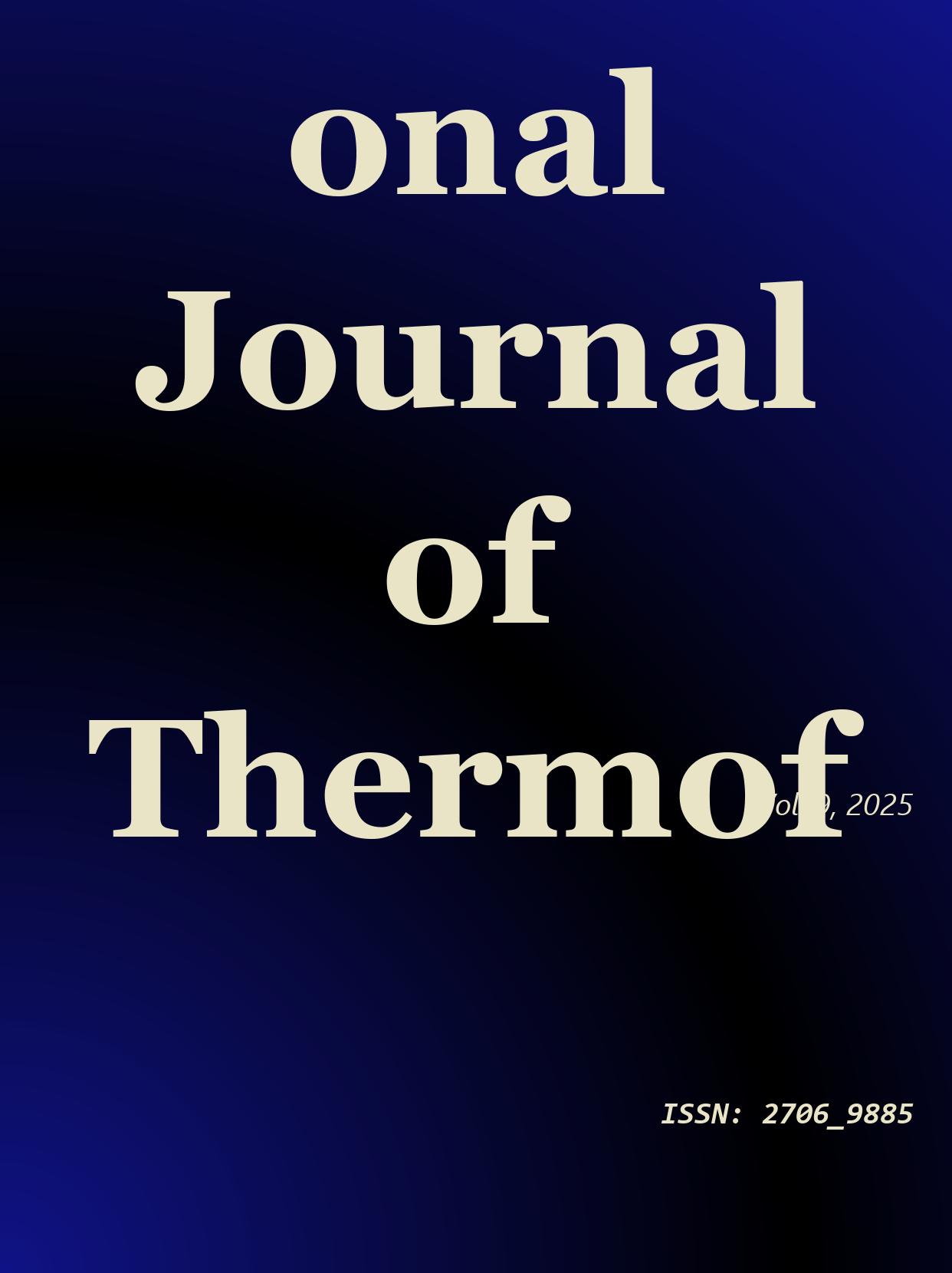 期刊影响因子2024/2025: international journal of thermofluid scie